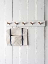 Melcombe 5 Peg Rail in Lily White - Beech