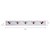 Melcombe 5 Peg Rail in Lily White - Beech