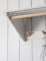 Melcombe Slatted Laundry Shelf Lily White