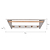 Melcombe Slatted Laundry Shelf Lily White