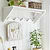 Melcombe Slatted Laundry Shelf Lily White