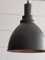 Hillingdon Easy-Fit Pendant Shade in Black - Steel
