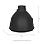 Hillingdon Easy-Fit Pendant Shade in Black - Steel
