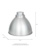Hillingdon Easy-Fit Pendant Shade - Steel