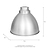 Hillingdon Easy-Fit Pendant Shade - Steel