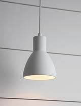 Bankside Pendant Light in Chalk