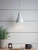 Bankside Pendant Light in Chalk