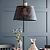 Curzon Pendant Light in Black - Steel