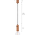 Danvers Pendant Light - Cork