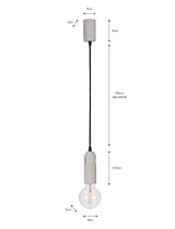 Danvers Pendant Light - Concrete