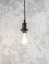 Hoxton Cone Pendant Light Antique Bronze