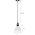 Hoxton Cone Pendant Light Satin Nickel