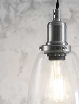 Hoxton Domed Pendant Light Satin Nickel
