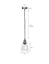 Hoxton Domed Pendant Light Satin Nickel