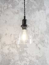 Hoxton Domed Pendant Light Antique Bronze