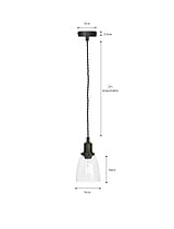 Hoxton Domed Pendant Light Antique Bronze