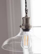 Hoxton Pendant Light Large Satin Nickel