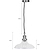 Hoxton Pendant Light Large Satin Nickel