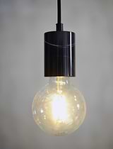 Lansdowne 3 Light Pendant - Black Marble