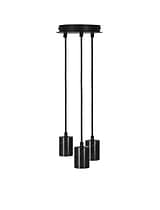Lansdowne 3 Light Pendant - Black Marble