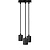 Lansdowne 3 Light Pendant - Black Marble