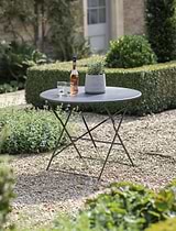 Rive Droite Bistro Table Large Carbon