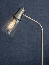 Hoxton Dome Table Lamp Satin Nickel