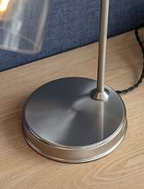 Hoxton Dome Table Lamp Satin Nickel