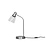 Hoxton Dome Table Lamp Satin Nickel