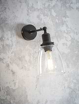 Hoxton Dome Wall Light Antique Bronze