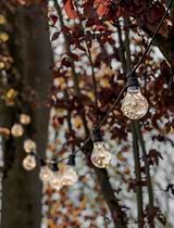 Festoon Lights Classic Extendable 20 Bulbs Black