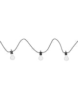 Festoon Lights Classic Extendable 20 Bulbs Black