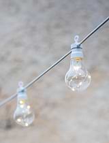 Festoon Lights, Classic - 10 Bulbs in White