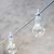 Festoon Lights, Classic - 10 Bulbs in White