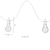 Festoon Lights, Classic - 10 Bulbs in White