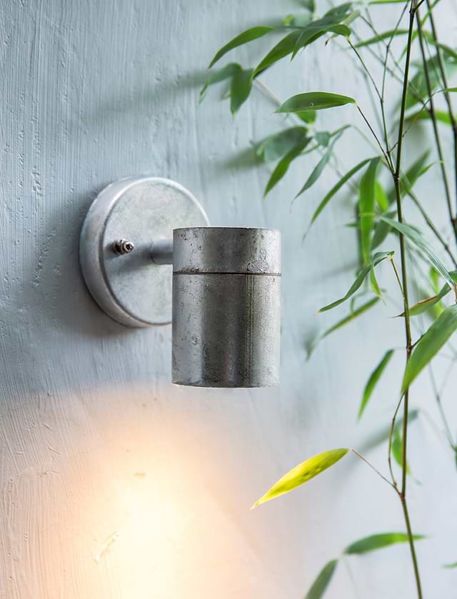 Galvanised up down light on sale