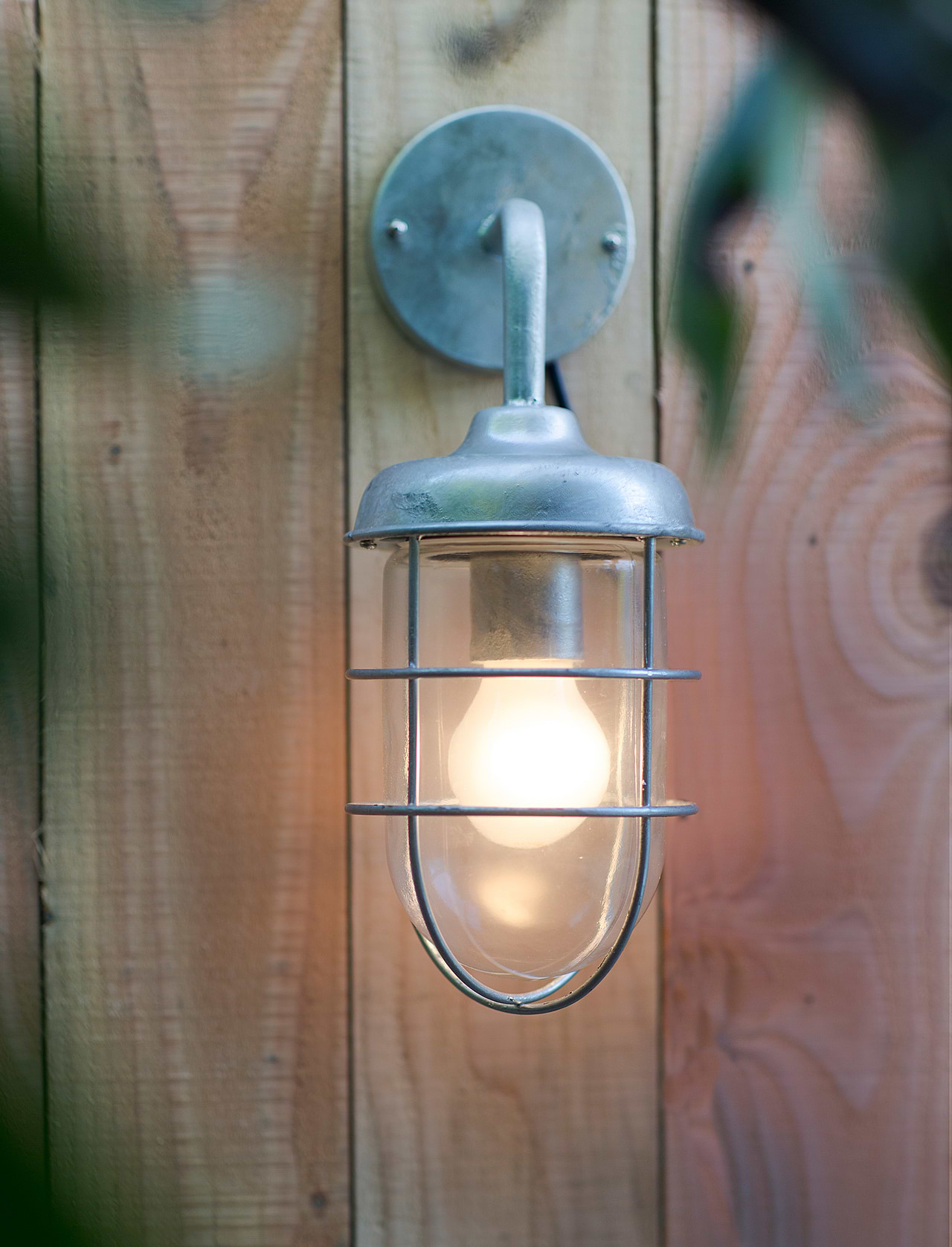 Galvanised outdoor wall lights on sale