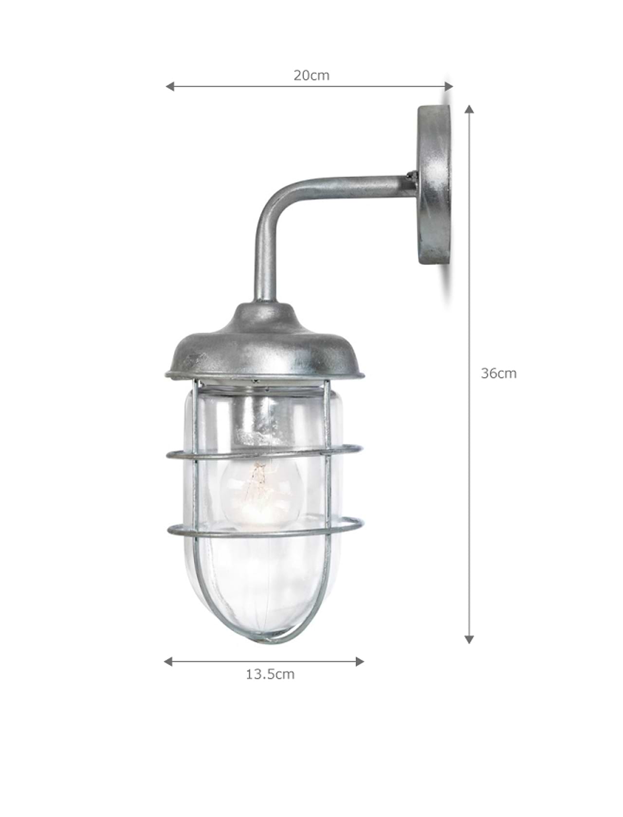 St ives galvanised outdoor lights shop