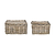 Bembridge Storage Baskets with Lids Set of 2 Natural