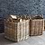 Bembridge Square Baskets Set of 2 Natural