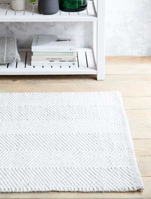 Ampney Rug 90x150cm Natural Wool