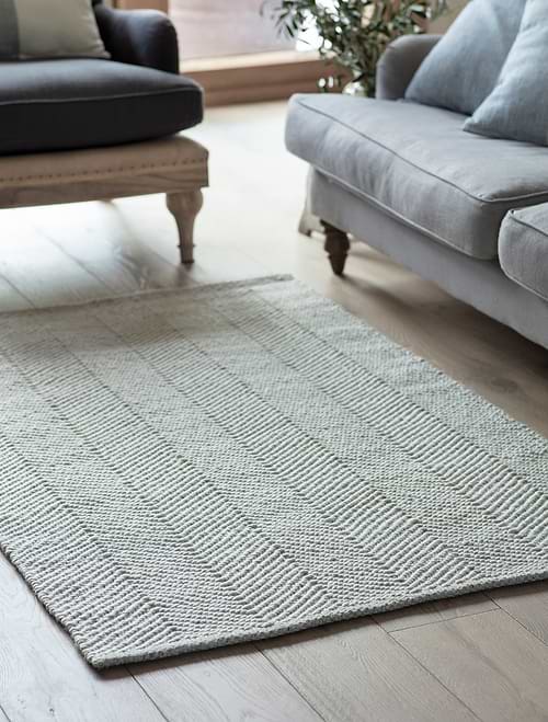 Ampney Rug 120x180cm Natural Wool