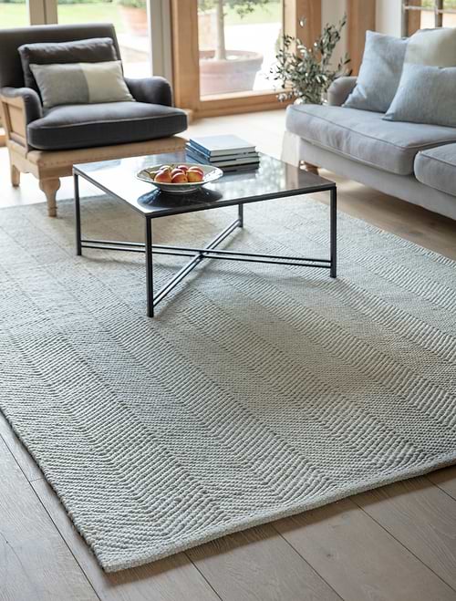 Ampney Rug 200x300cm Natural Wool