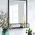 Sapperton Mirror with Shelf Black