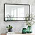 Sapperton Mirror with Shelf Wide Black