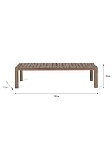 Porthallow Rectangular Coffee Table Natural