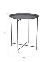Rive Droite Side Table Charcoal