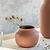 Ombersley Vase, Short in Brick - Ceramic