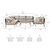 Porthallow Corner Sofa Set Natural