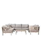Porthallow Corner Sofa Set Natural